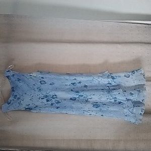City Triangles  Blue Floral Dress  Size 10